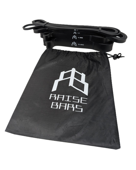 RAISE BARS Calisthenics Resistance Bands Set – 4 Levels