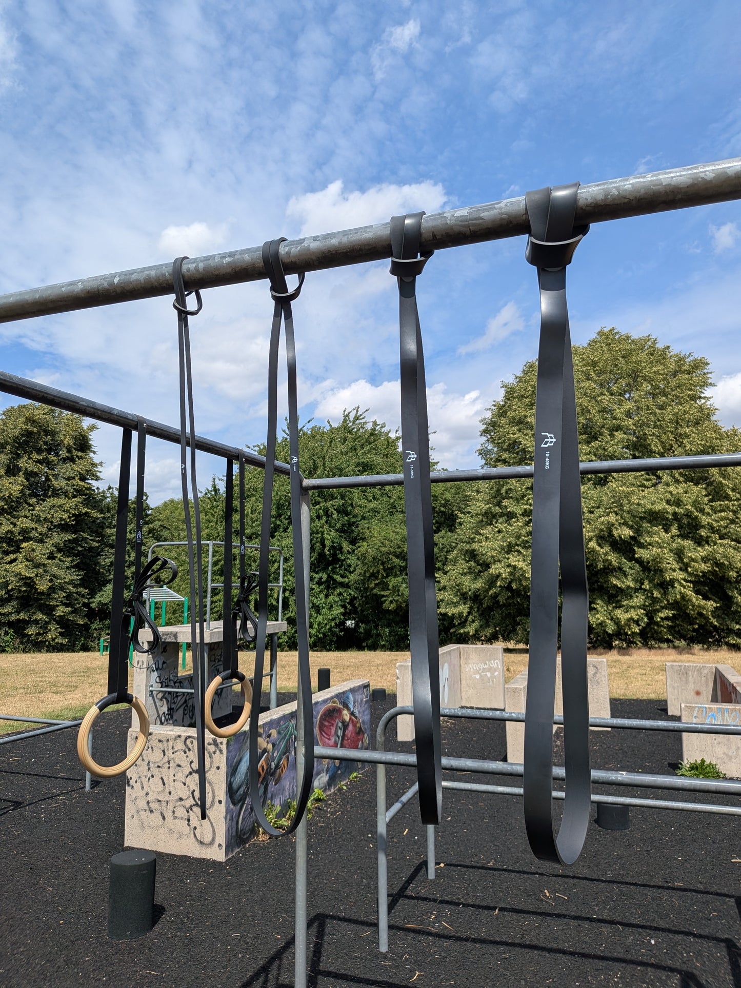RAISE BARS Calisthenics Resistance Bands Set – 4 Levels